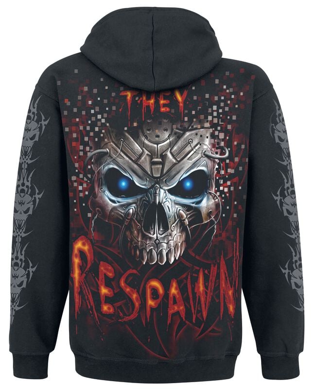 Gothicana By Emp "Respawn" Hoodie Black By Spiral