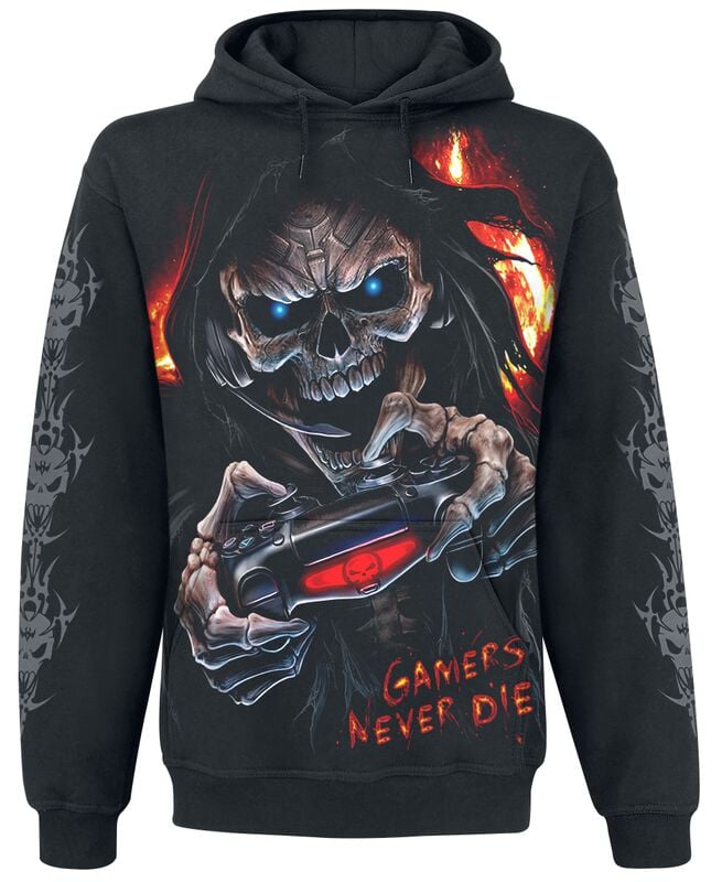 gothicana by emp "Respawn" Hoodie black by Spiral