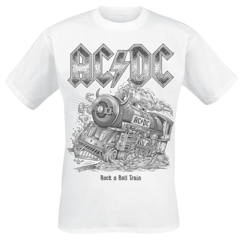 gothicana by emp "RNR Train" T-Shirt white by AC/DC