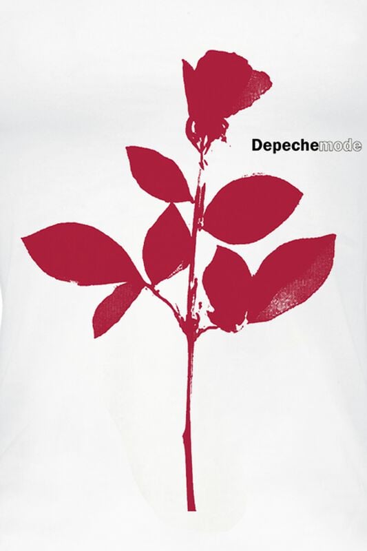 Gothicana By Emp "Rose" Top White By Depeche Mode