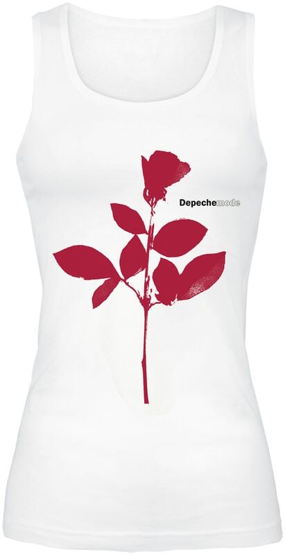 gothicana by emp "Rose" Top white by Depeche Mode
