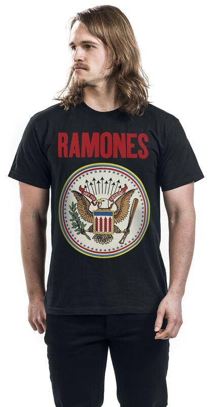 Gothicana By Emp "Seal Red" T-Shirt Black By Ramones