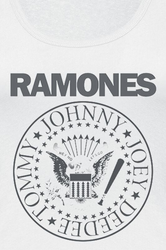 Gothicana By Emp "Seal" Top White By Ramones