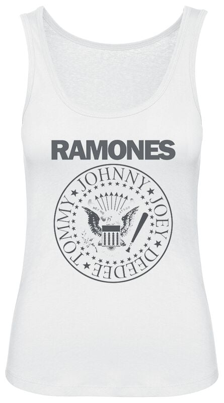 gothicana by emp "Seal" Top white by Ramones