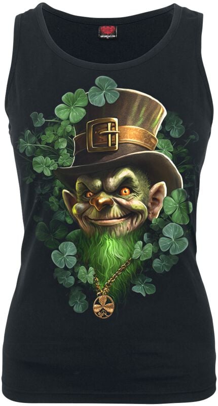 gothicana by emp "Shenanigans" Top black by Spiral