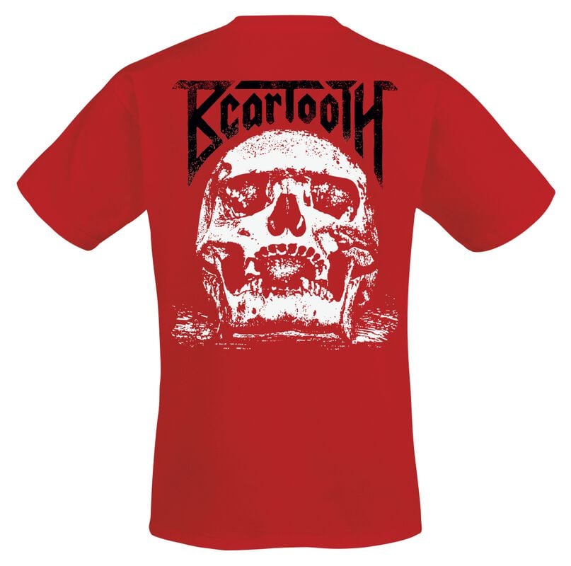 Gothicana By Emp "Skull" T-Shirt Red By Beartooth