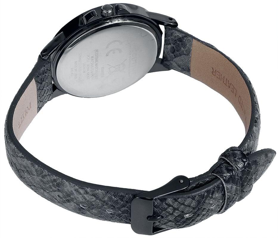 Gothicana By Emp "Snake" Wristwatches Black-grey