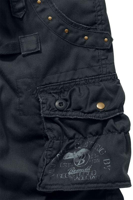Gothicana By Emp "Soho" Shorts Black By Brandit