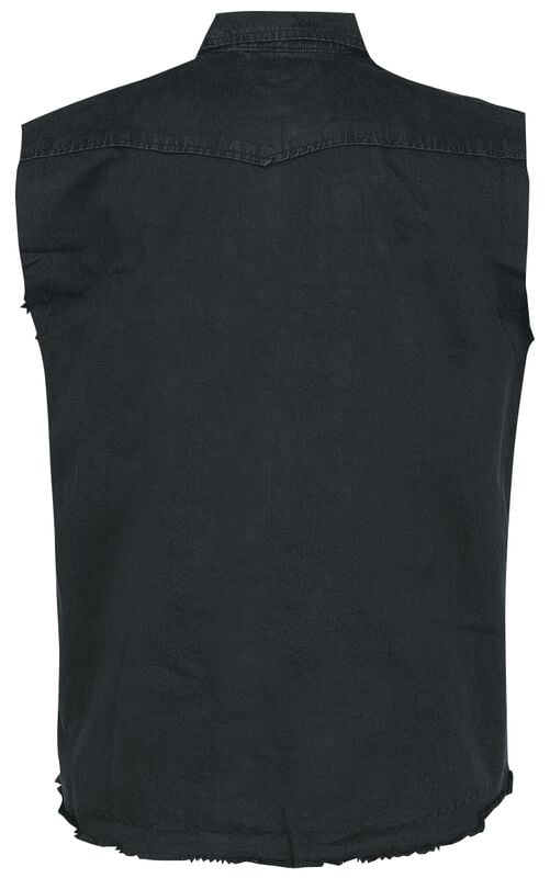 Gothicana By Emp "Solid Black" Vest Black By Spiral