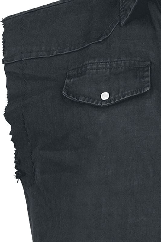 Gothicana By Emp "Solid Black" Vest Black By Spiral