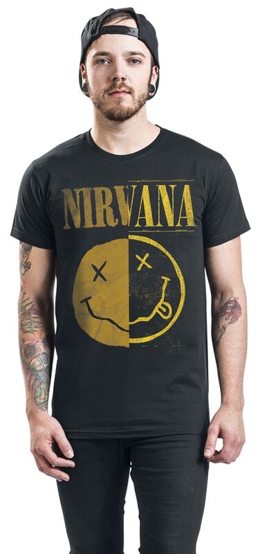Gothicana By Emp "Spliced" T-Shirt Black By Nirvana