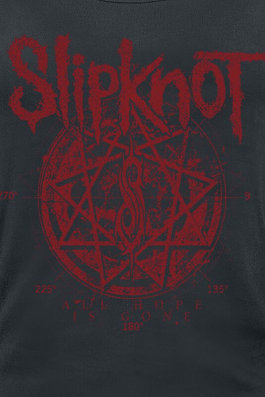 Gothicana By Emp "Star Symbol" Top Black By Slipknot