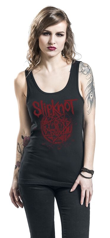 Gothicana By Emp "Star Symbol" Top Black By Slipknot