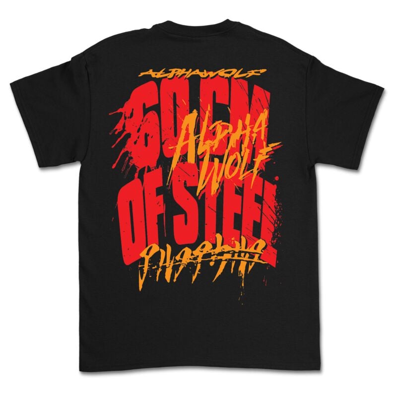 Gothicana By Emp "Steel" T-Shirt Black By Alpha Wolf