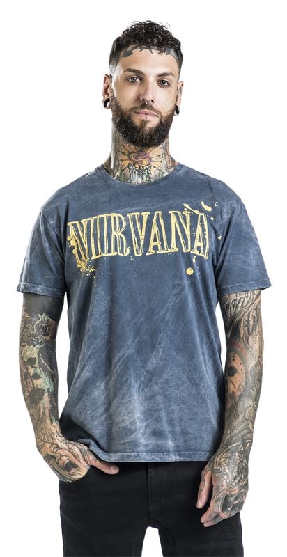Gothicana By Emp "STS" T-Shirt Navy By Nirvana
