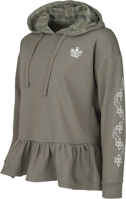 Gothicana By Emp "Thistle" Hoodie Brown By Outlander