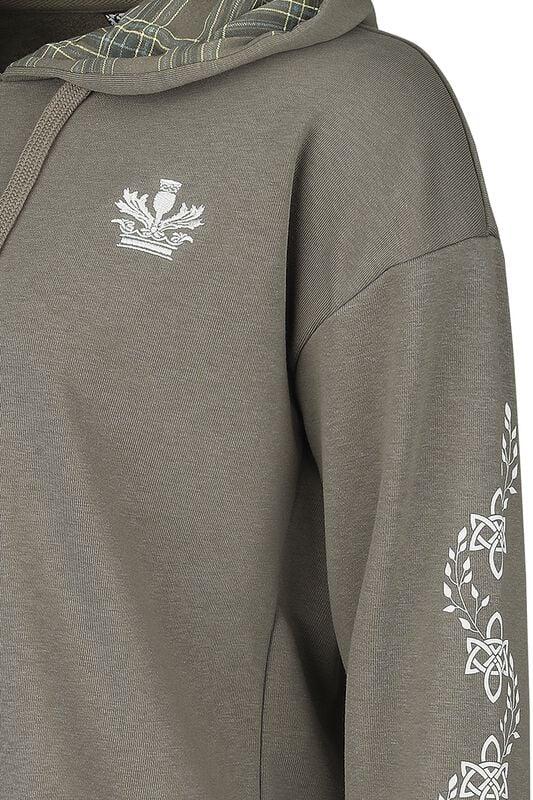 Gothicana By Emp "Thistle" Hoodie Brown By Outlander