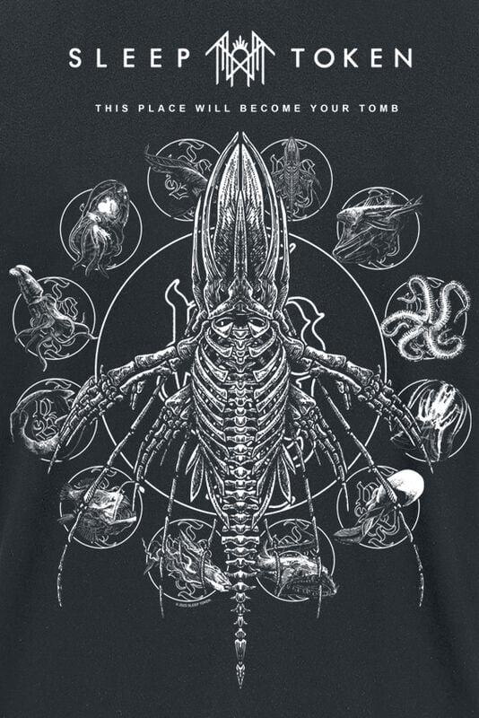 Gothicana By Emp "Tomb" T-Shirt Black By Sleep Token