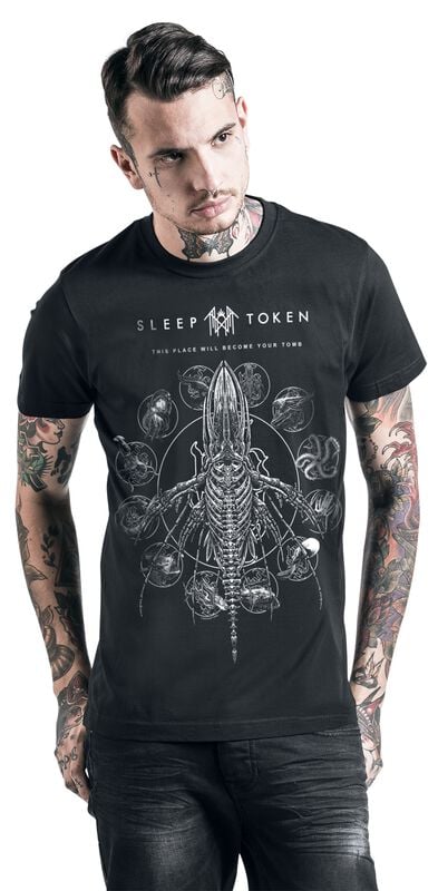 Gothicana By Emp "Tomb" T-Shirt Black By Sleep Token