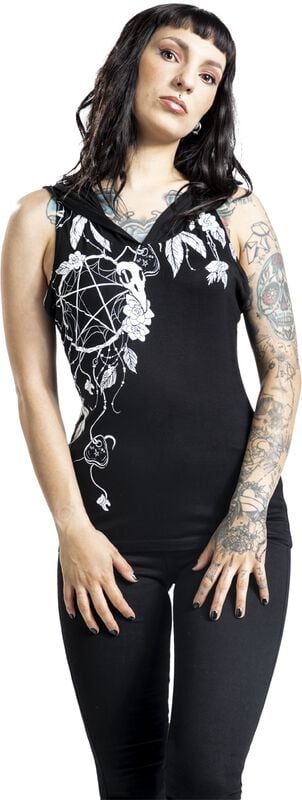 Gothicana By Emp "Gothicana By EMP" Top Black By Gothicana By EMP