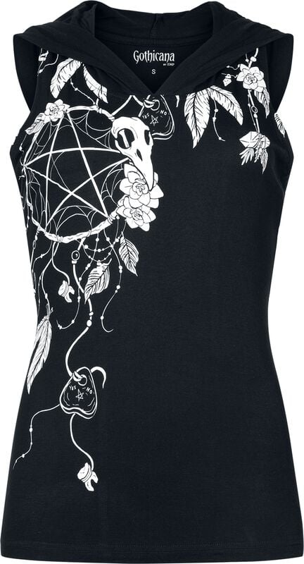 gothicana by emp "Gothicana by EMP" Top black by Gothicana by EMP