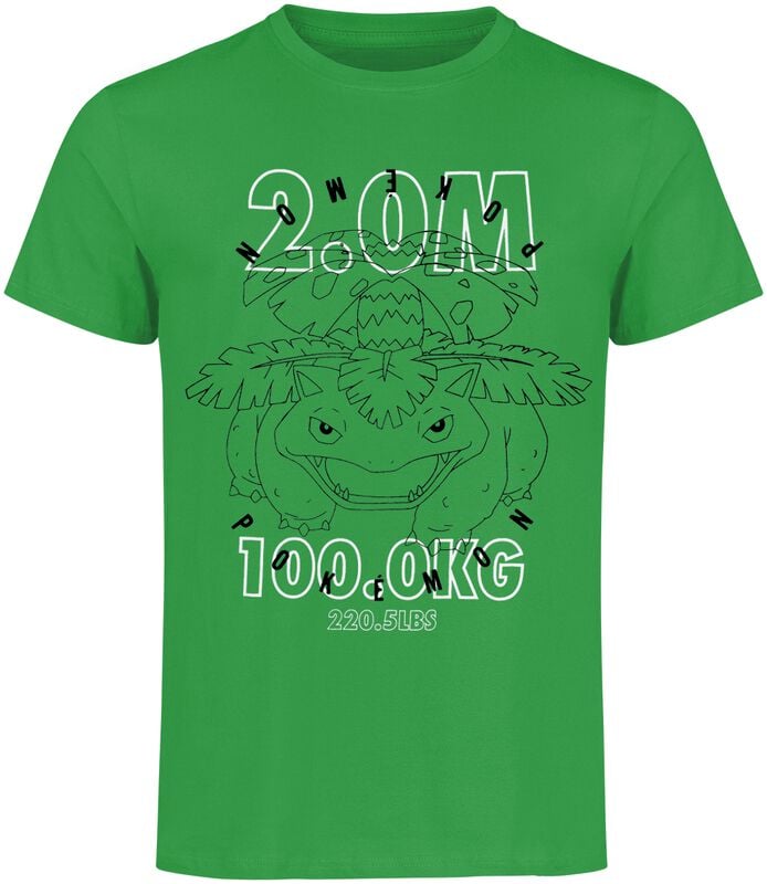 Gothicana By Emp "Venusaur" T-Shirt Green By Pokémon