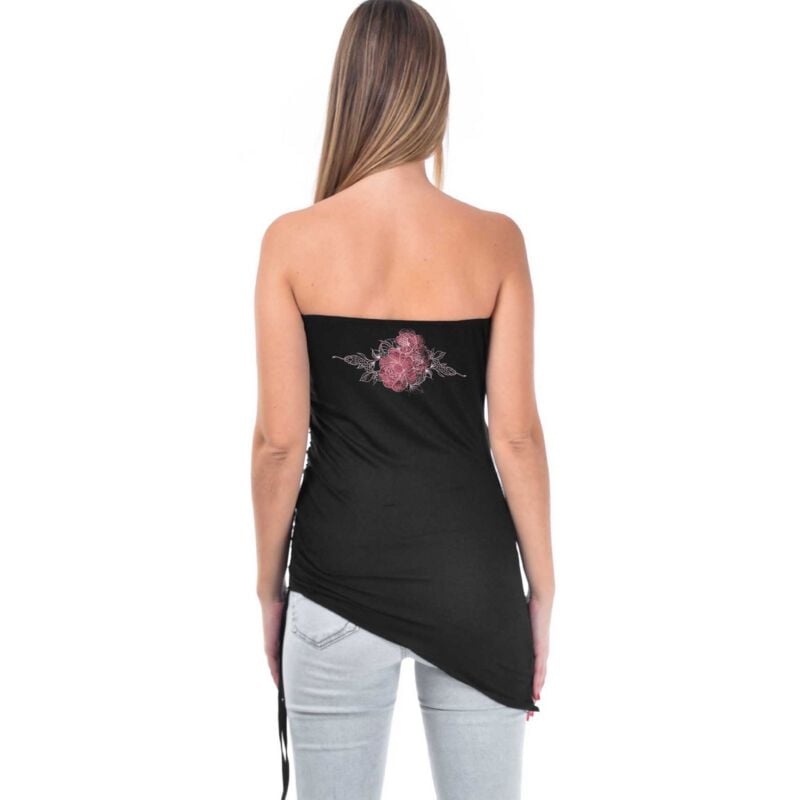 Gothicana By Emp "Vibora" Top Black By Outer Vision