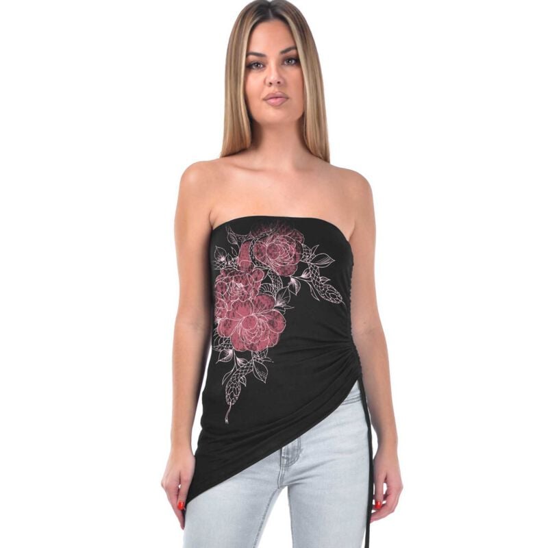 gothicana by emp "Vibora" Top black by Outer Vision