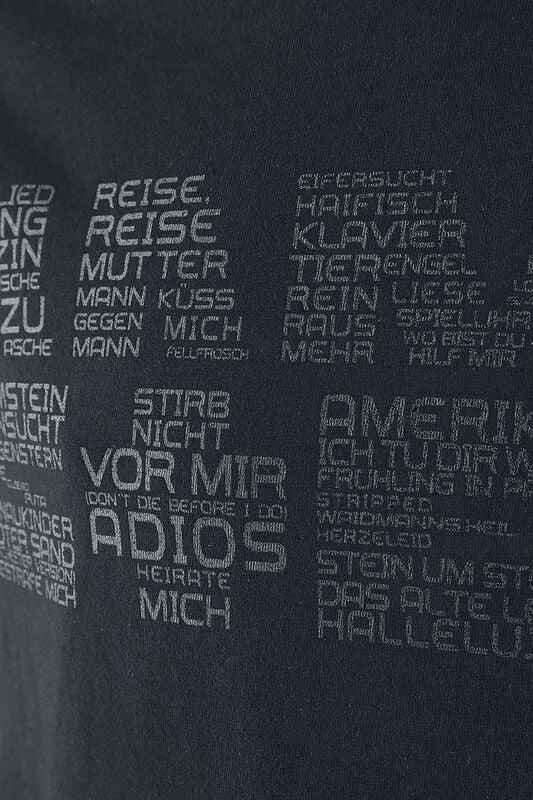 Gothicana By Emp "Werk" T-Shirt Black By Rammstein