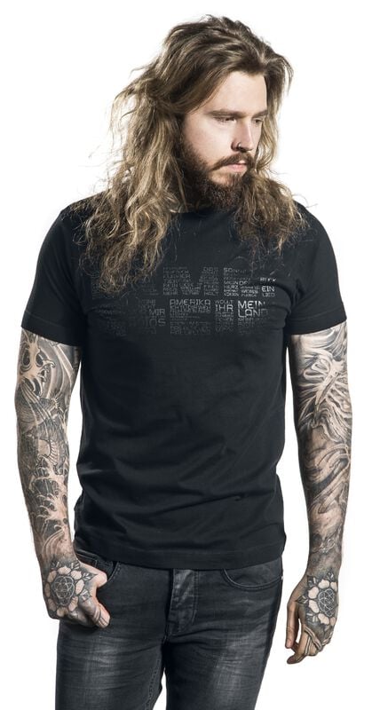 Gothicana By Emp "Werk" T-Shirt Black By Rammstein