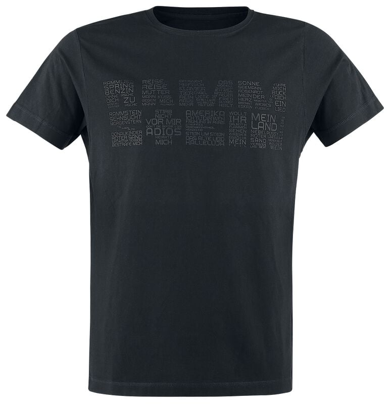 gothicana by emp "Werk" T-Shirt black by Rammstein