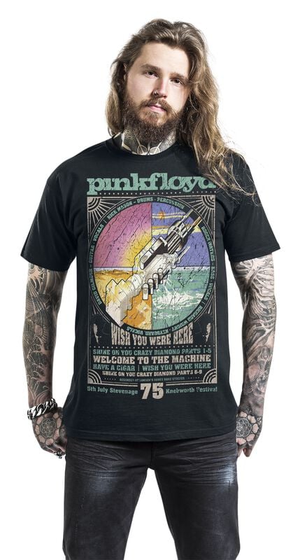 Gothicana By Emp "Wish" T-Shirt Black By Pink Floyd