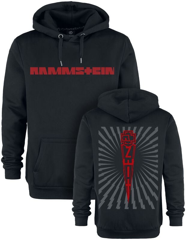 gothicana by emp "Zeit" Hoodie black by Rammstein