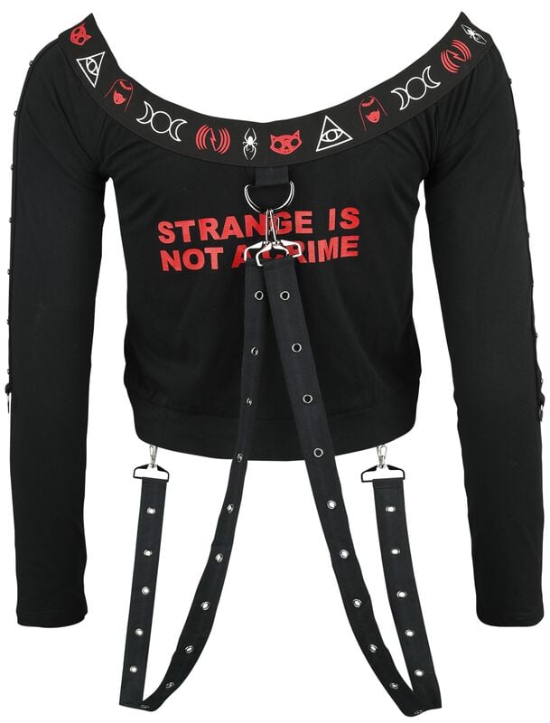 Gothicana By Emp "Gothicana X Emily The Strange Long Sleeve" Long-sleeve Shirt Black By Gothicana By EMP