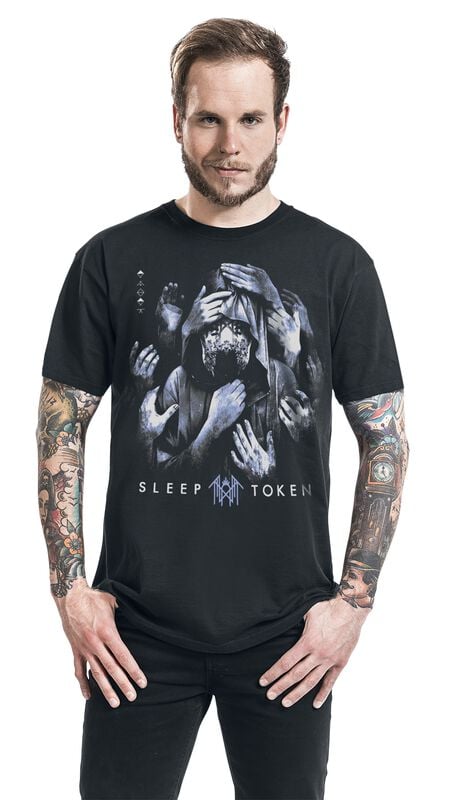 Gothicana By Emp "Grabbing Hands" T-Shirt Black By Sleep Token