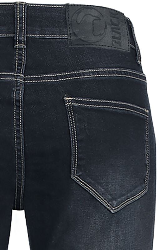 Gothicana By Emp "Grace - Dark-Blue Jeans With Wash And Turn-Up" Jeans Dark Blue By Black Premium By EMP