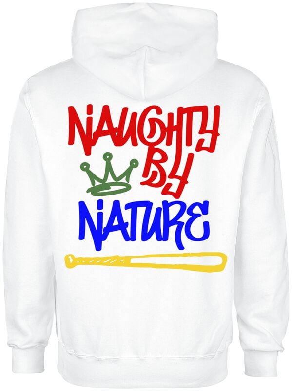 Gothicana By Emp "Graffiti Logo" Hoodie White By Naughty By Nature