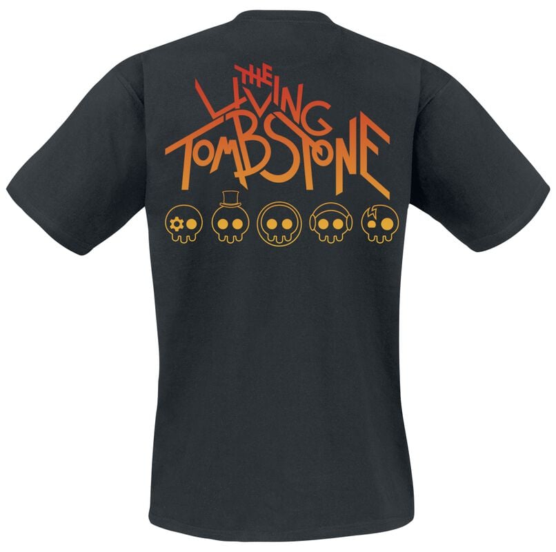 Gothicana By Emp "Grandient Skull" T-Shirt Black By The Living Tombstone
