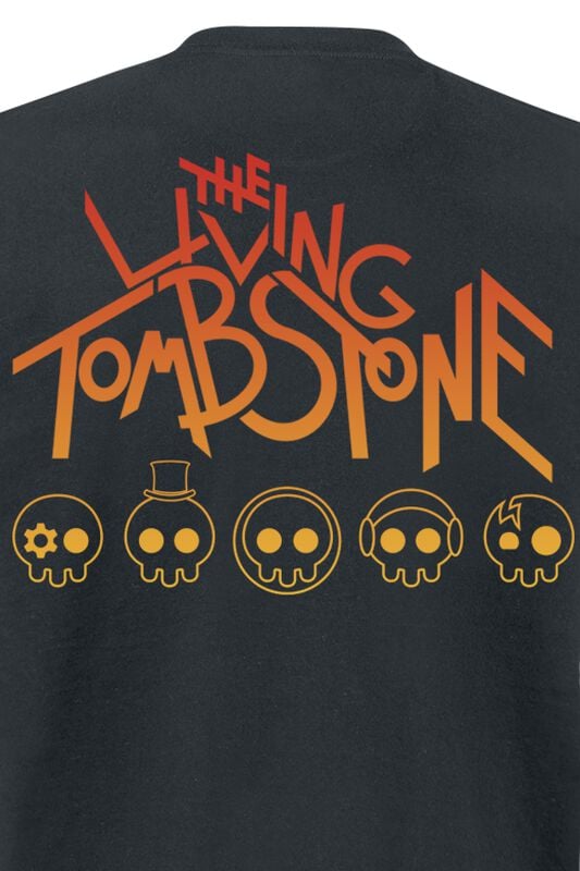 Gothicana By Emp "Grandient Skull" T-Shirt Black By The Living Tombstone