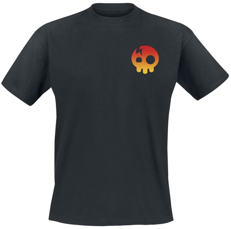 gothicana by emp "Grandient Skull" T-Shirt black by The Living Tombstone