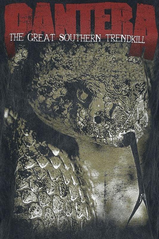 Gothicana By Emp "Great Southem Trendkill" T-Shirt Black By Pantera
