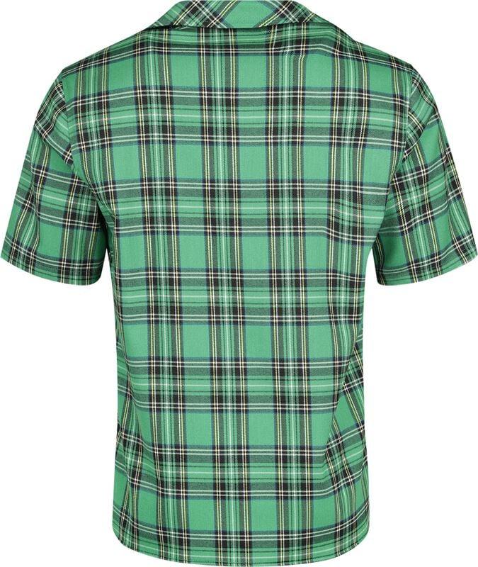 Gothicana By Emp "Green Shirt" Short-sleeved Shirt Green By H&R London