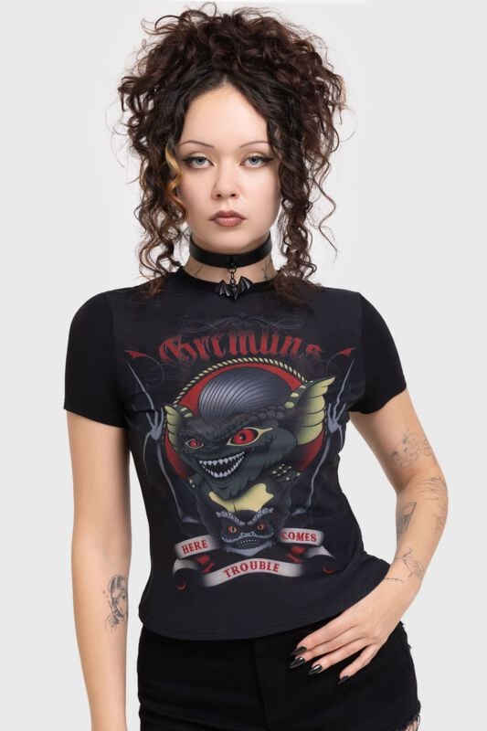 gothicana by emp "Gremlins - Here comes trouble T-shirt" T-Shirt black by Killstar