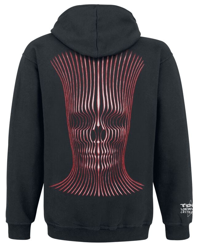 Gothicana By Emp "Grid Skull" Hoodie Jacket Black By Tool