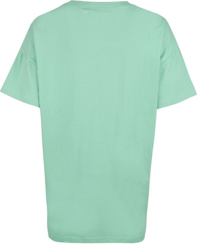 Gothicana By Emp "Grogu Napping - Oversized" Oversized T-shirt Light Green By Star Wars