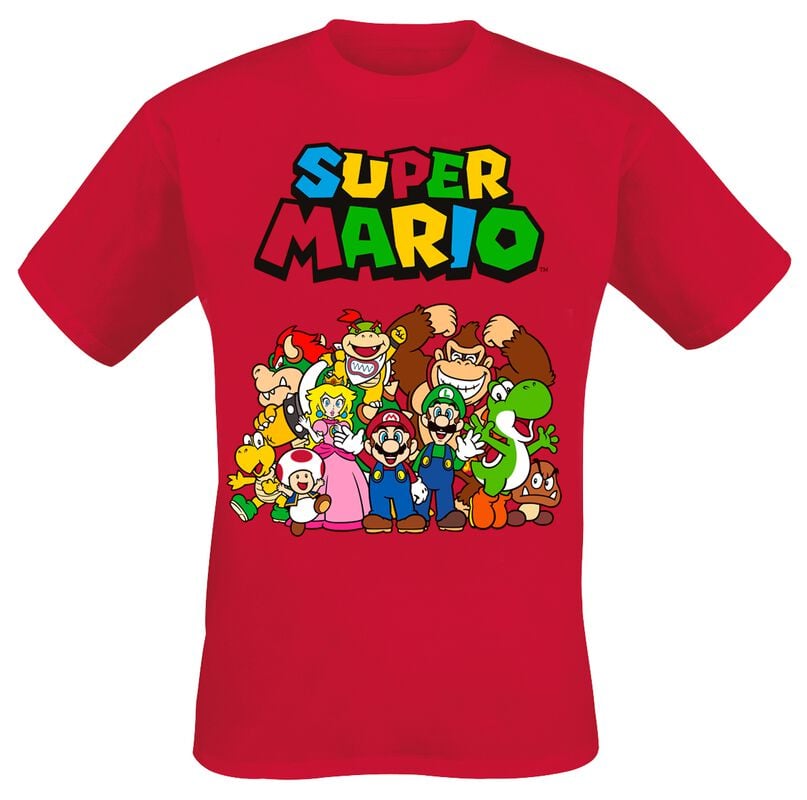 gothicana by emp "Group Shot" T-Shirt red by Super Mario