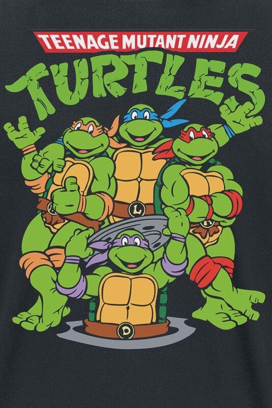 Gothicana By Emp "Group" T-Shirt Black By Teenage Mutant Ninja Turtles