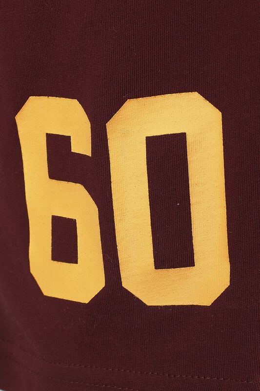Gothicana By Emp "GRUTING" T-Shirt Burgundy By Lonsdale London