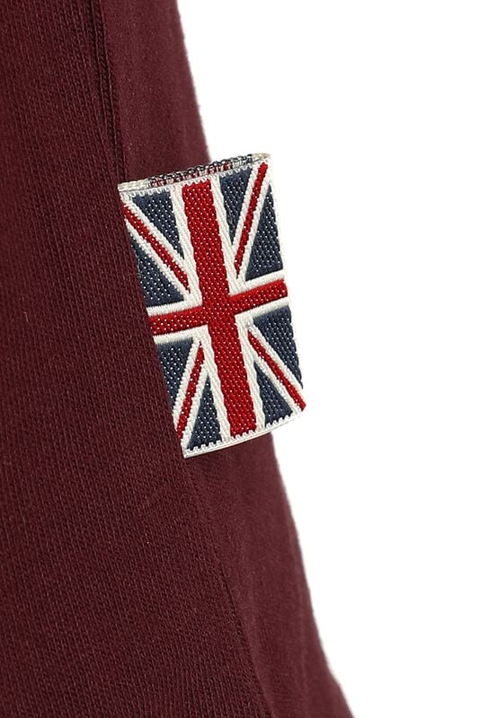 Gothicana By Emp "GRUTING" T-Shirt Burgundy By Lonsdale London