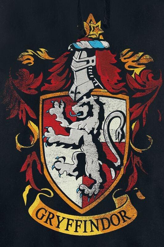 Gothicana By Emp "Gryffindor" Hoodie Black By Harry Potter